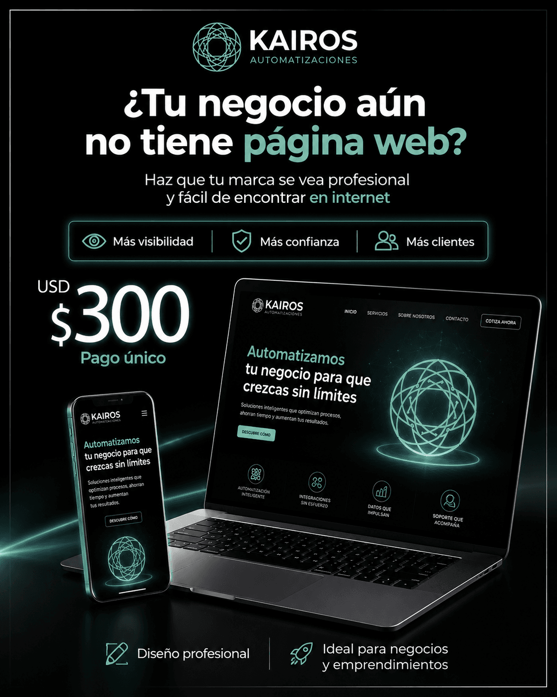 Landing de alto impacto Kairos
